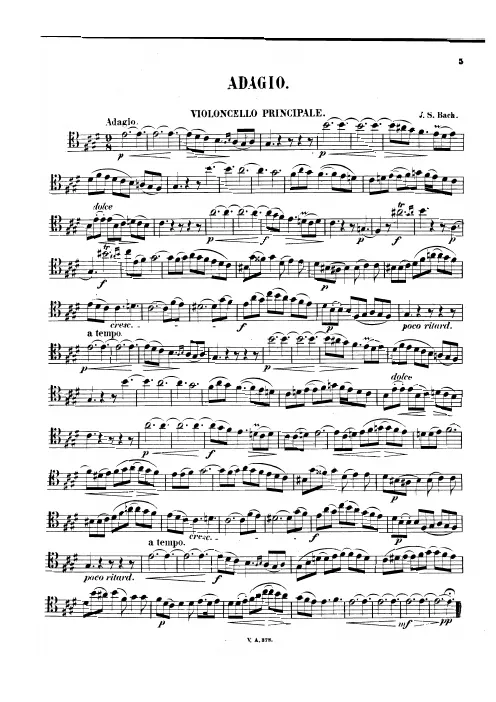 First page of Violin Sonata in G minor
