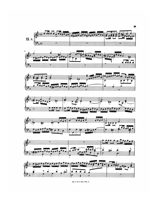 First page of Magnificat Fugue