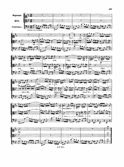 First page of Christe eleison
