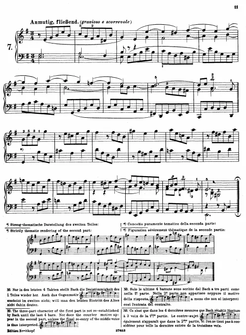 3. Prelude in , BWV 941