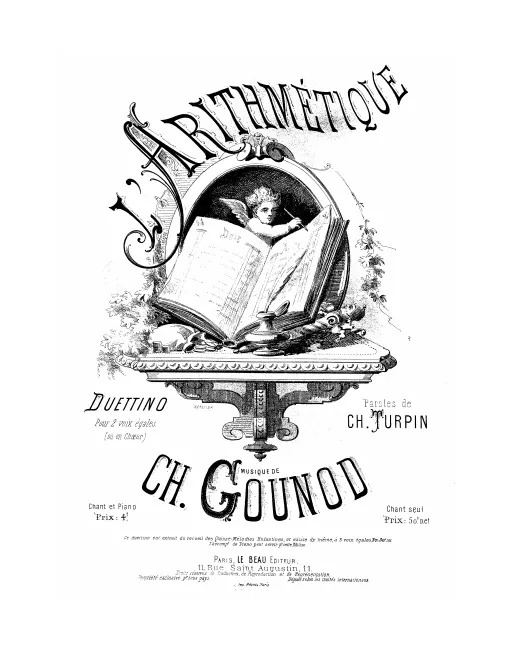 First page of L'arithmétique, CG 248