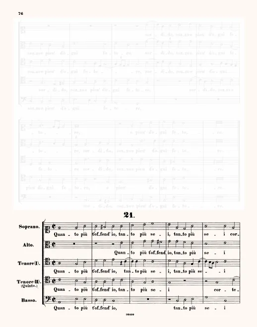 First page of Quanto più t'offend'io