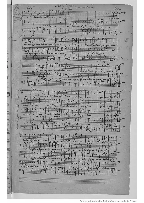 First page of Nisi Dominus