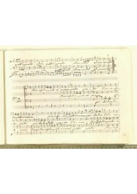 First page of D'un infelice pieta' vi muova, SF 477
