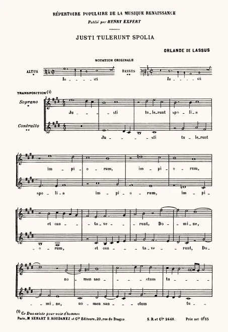 First page of Justi tulerunt spolia impiorum