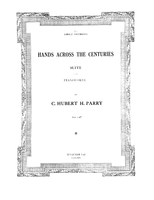 First page of Hands Across the Centuries: Suite for Pianoforte